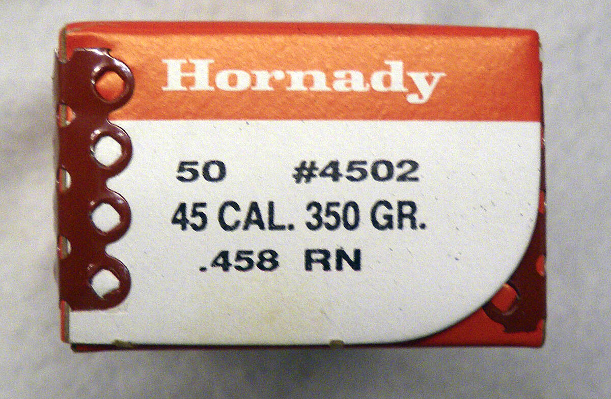 Hornady Geschosse .458 RN 350gr.